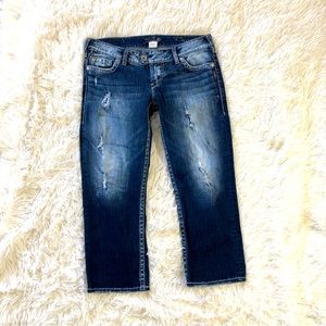 Silver Brand Tuesday Crop Jeans, Size: 27, EUC!